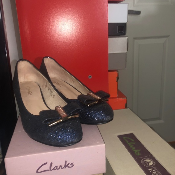 Bow Ballet flat glitter blue - Picture 3 of 3